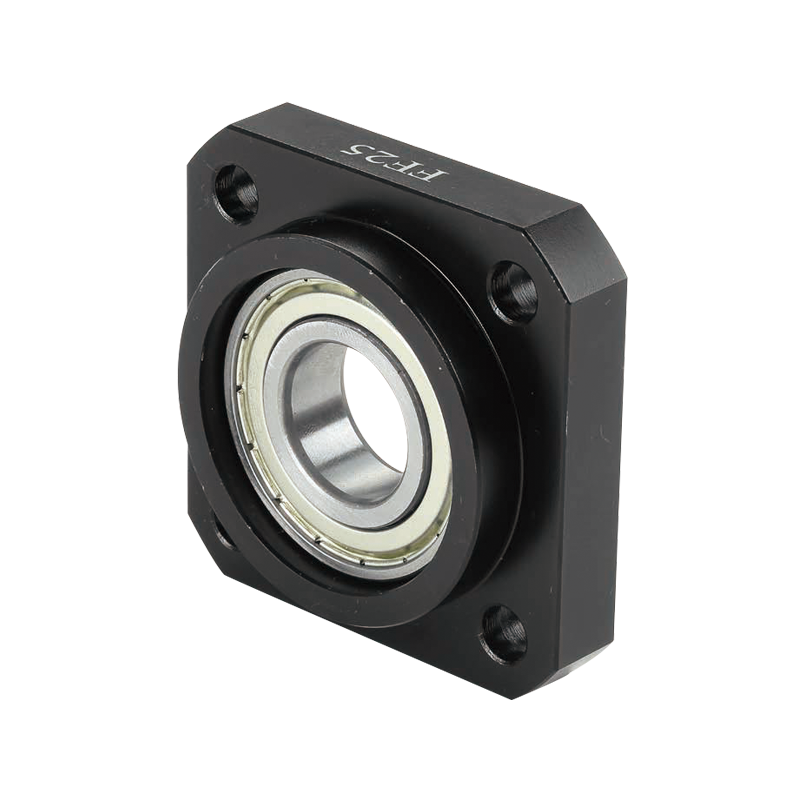 FF series supported end ball screw support unit designed to support the free end of a ball screw shaft in industrial automation equipment.