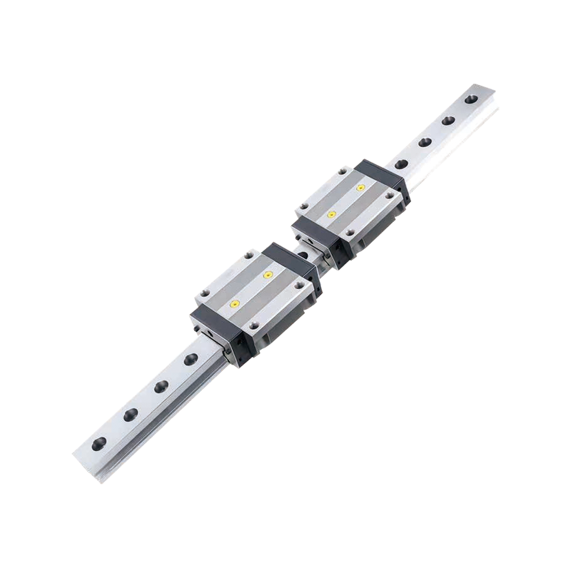 OEM RGW series roller linear guide rail assembly with wide flange blocks for equipment manufacturers requiring heavy load and precision motion components.