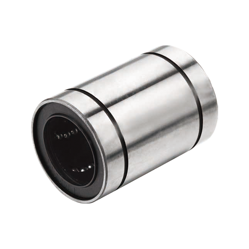 LM UU linear bearing with sealed closed type design, designed for smooth low-friction linear motion on round shafts in automation equipment.